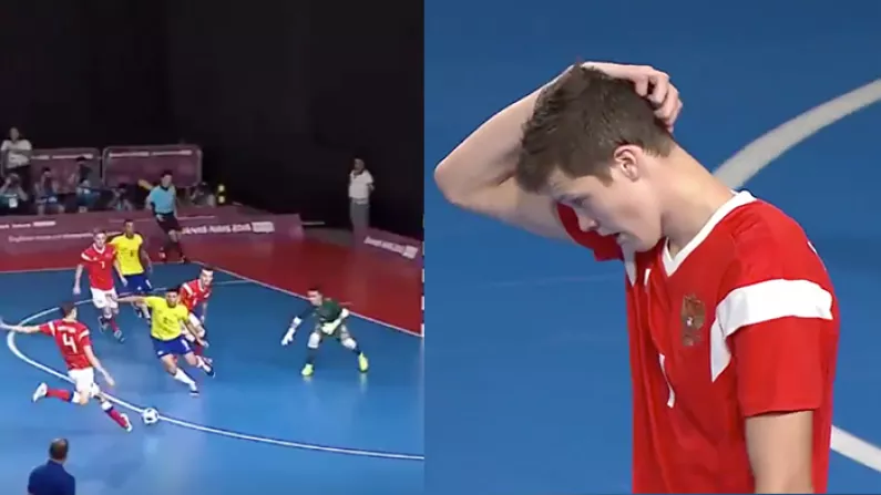 Watch: Russian Player Scores Ridiculously Bad Own Goal In Futsal Final