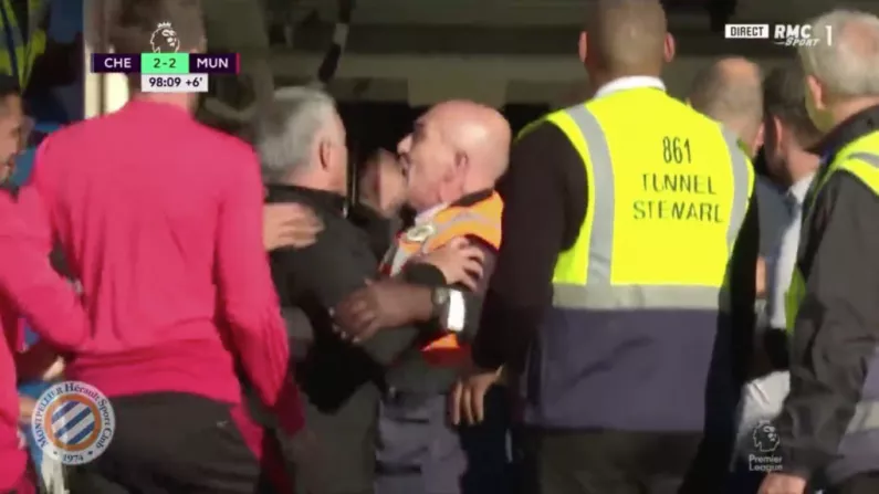 Watch: Mourinho Goaded Into Fracas As Chelsea Equalise Late Against United