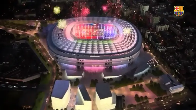 Watch: Barcelona's Plans For Camp Nou Revealed With Spectacular Video