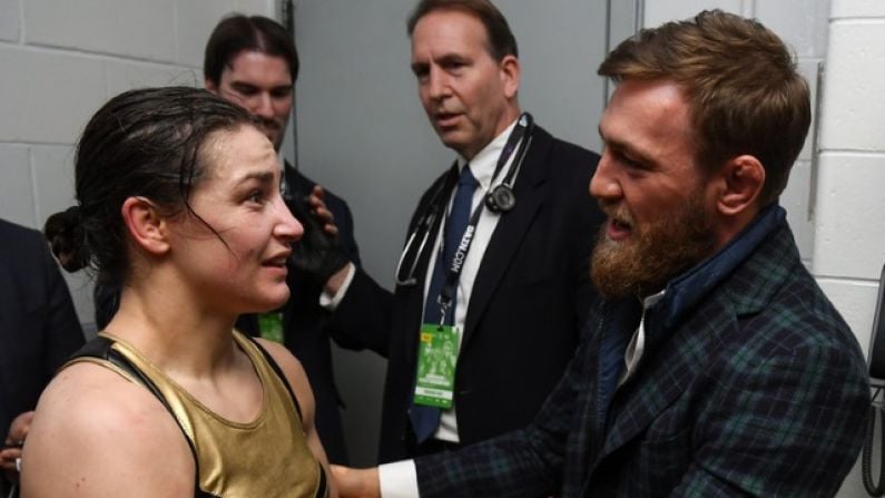 Conor McGregor Had Words For Katie Taylor After World Title Defence