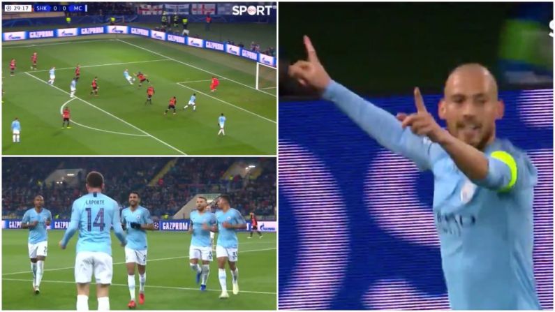 Watch: David Silva In Scintillating Form As Manchester City Thrash Shakhtar