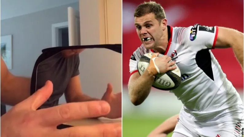 Irish Centre Explains Unusual Exercise He Is Using To Help Horror Hand Injury