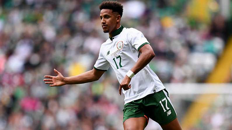 20 May 2018; Callum Robinson of Republic of Ireland XI during Scott Brown's testimonial match between Celtic and Republic of Ireland XI at Celtic Park in Glasgow, Scotland. Photo by Stephen McCarthy/Sportsfile