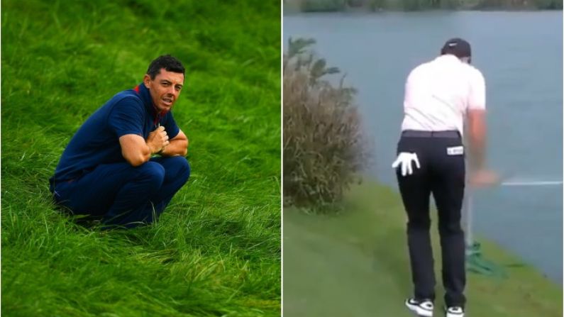 Watch: Rory McIlroy Finds Water Twice At One Hole During Nightmare Round