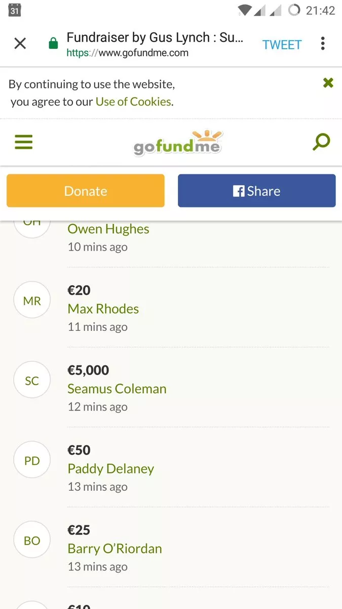 Sean Cox fund
