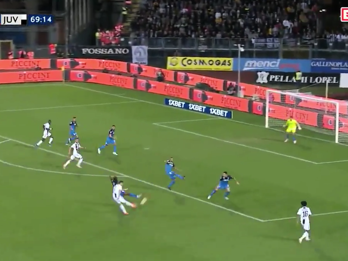 Cristiano Ronaldo GOAL - Empoli vs Juventus 1-2 animated gif