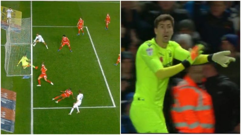 Watch: Lucky Leeds Get Away With Kemar Roofe's Blatant 'Hand Of God'