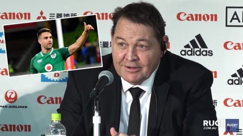 All Blacks Head Coach Attempts And Hastily Abandons Irish Accent
