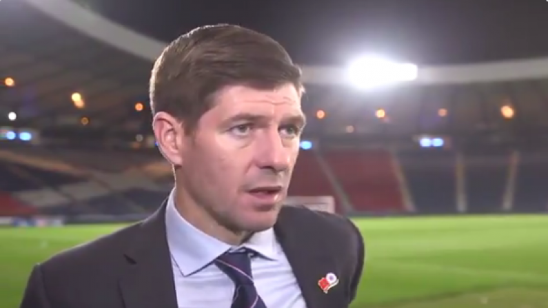Steven Gerrard Says Scottish Football Has A Major Problem After Incident Today
