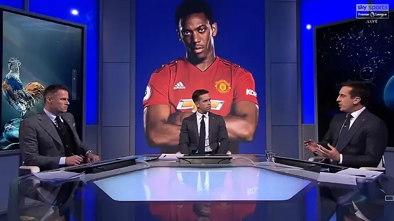 Watch: Gary Neville Gives A Masterclass Breakdown Of Martial's Flaws