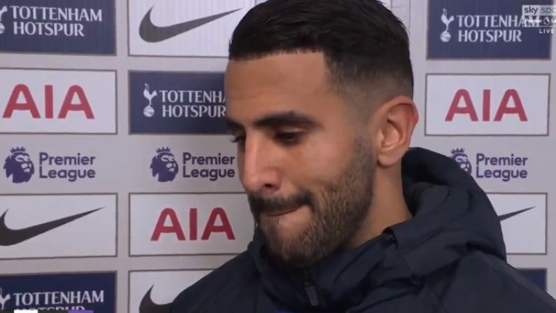 Watch: Heartbroken Riyad Mahrez Pays Emotional Tribute To Leicester City Owner