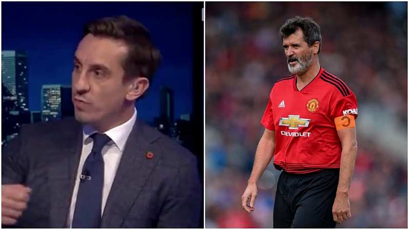 Watch: Gary Neville Expertly Explains Why Roy Keane Was The Perfect Captain