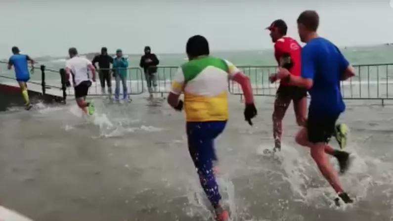 Watch: Suspected Offaly Man Seen Tearing The Arse Out Of Venice Marathon