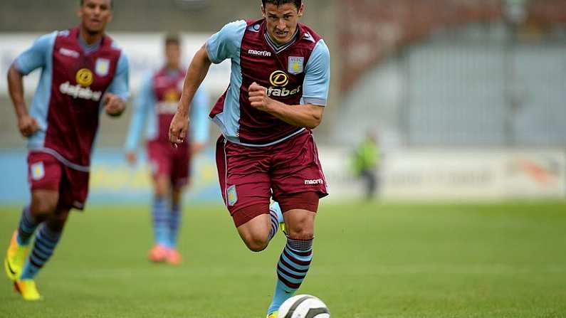 4 August 2013; Alexandar Tonev, Aston Villa. Friendly, Shamrock Rovers v Aston Villa, Tallaght Stadium, Tallaght, Co. Dublin. Picture credit: Matt Browne / SPORTSFILE