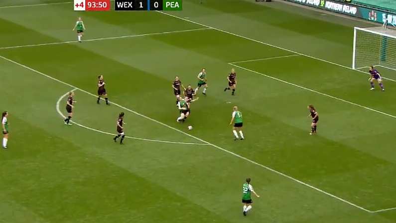 Watch: Cup Final Ends In Controversy As Peamount Denied Late Penalty