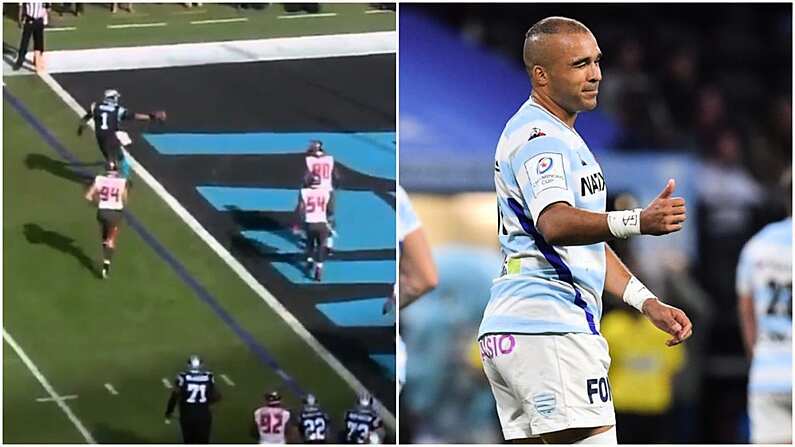 Watch: Cam Newton Puts Simon Zebo's Finger-Pointing To Shame