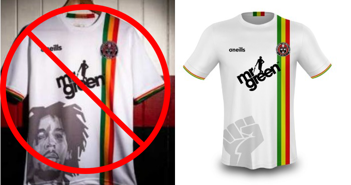 Bohemians Cancel Bob Marley Jersey And Release New Design Instead Balls Ie