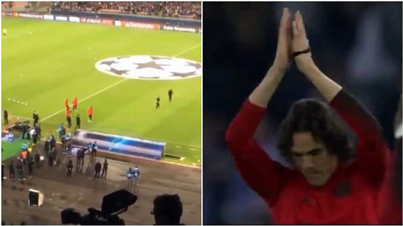 Watch: Edinson Cavani Given Rapturous Reception On Napoli Return