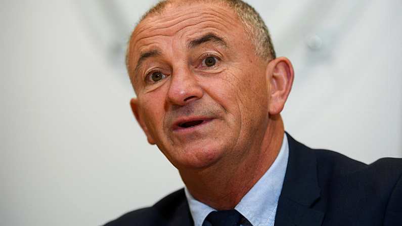 5 October 2018; Republic of Ireland U21 manager Noel King during a squad announcement at the FAI National Training Centre in Abbotstown, Dublin. Photo by David Fitzgerald/Sportsfile