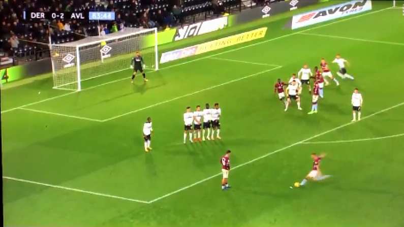 Watch: Ireland's Conor Hourihane Scores Yet Another Exquisite Free-Kick