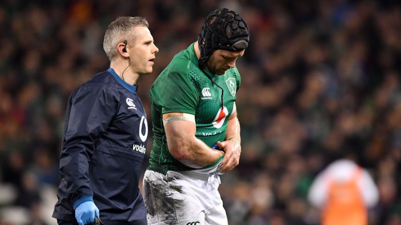 Irish Fans Devastated As Sean O'Brien Suffers Broken Arm Against Pumas