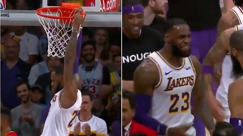 Watch: Lebron James Chokes Free-Throw Again But Recovers To Land Lakers Win