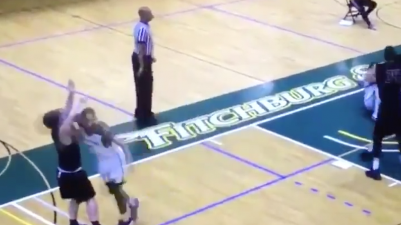 Watch: US Student Reprimanded After Comically Late Hit In Basketball Game