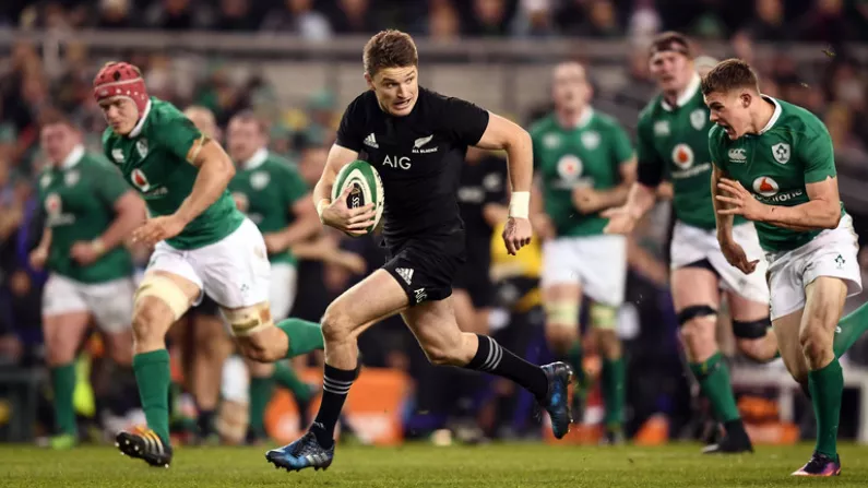 One Change Made To New Zealand Team To Face Ireland