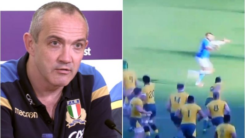 Conor O'Shea Left Fuming As Controversial Disallowed Try Proves Costly For Italy