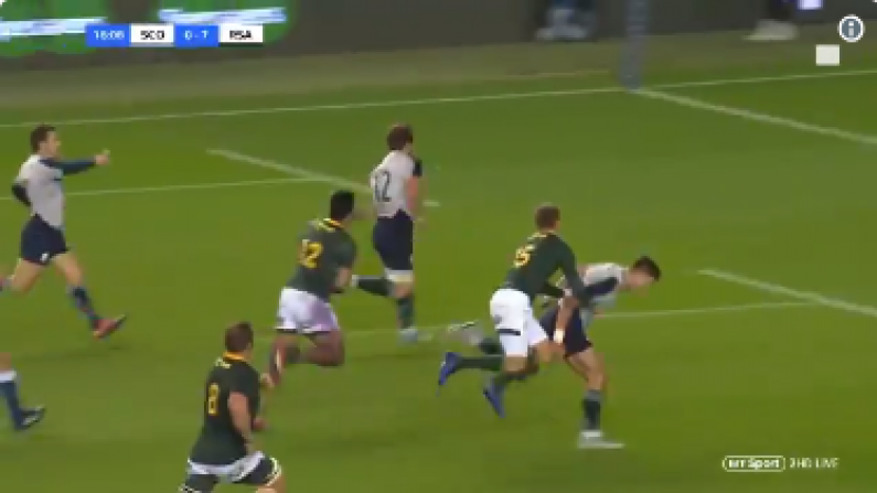 Watch: Scotland Score Stunning, Length-Of-Field Try Against South Africa