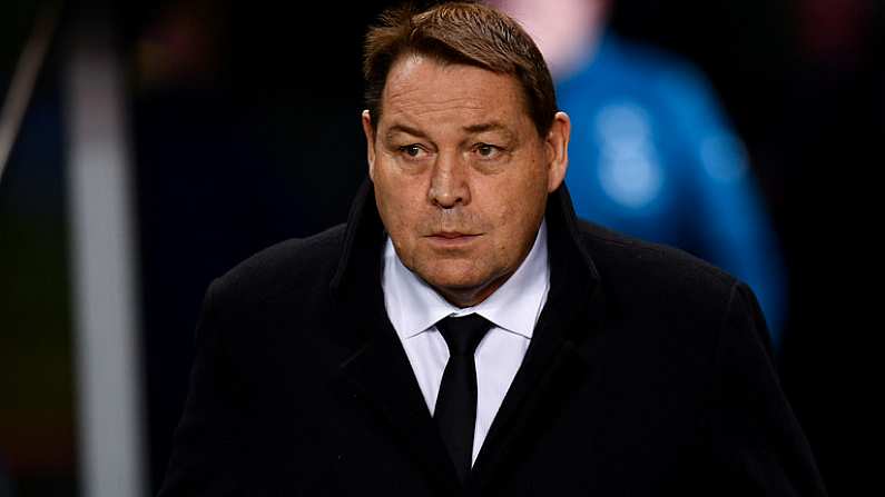 17 November 2018; New Zealand head coach Steve Hansen arrives at the stadium prior to the Guinness Series International match between Ireland and New Zealand at the Aviva Stadium in Dublin. Photo by Ramsey Cardy/Sportsfile