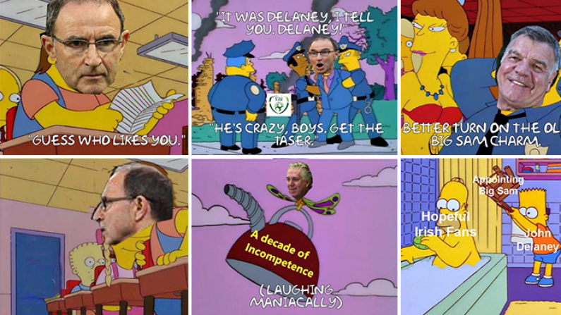 The Fantastic Irish Simpsons Fans Reaction To O'Neill's Resignation