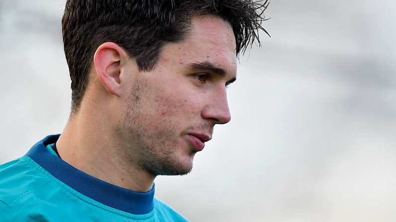 22 November 2018; Joey Carbery during Ireland rugby squad training at Carton House in Maynooth, Kildare. Photo by Brendan Moran/Sportsfile