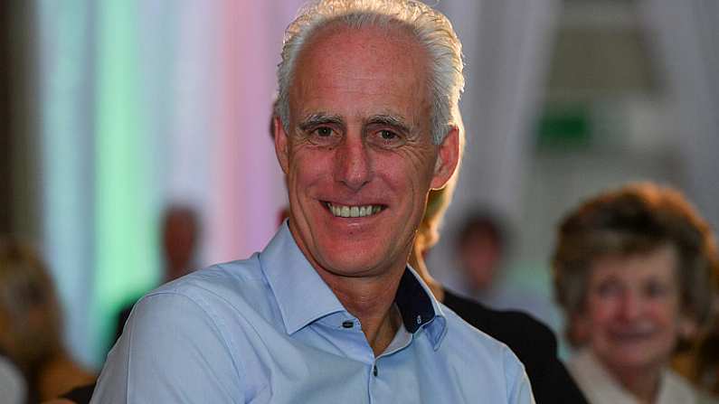 24 September 2018; Former Republic of Ireland player Mick McCarthy during the Goodbody Jackie's Army Squad Reunion at The K Club, Straffan, in Co. Kildare. Photo by Eoin Noonan/Sportsfile