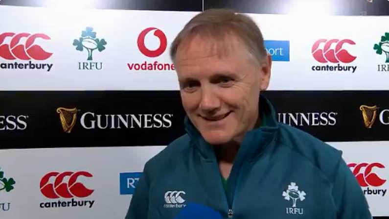 Watch: Joe Schmidt Doesn't Sound Too Hopeful About Future With Ireland