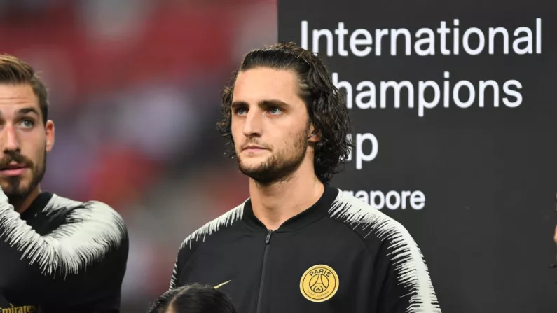 Adrien Rabiot On The PSG Bench Despite Rumours Of Bust-Up With Tuchel