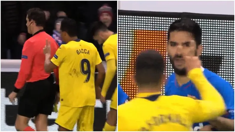 Watch: Villarreal Ensure Rangers Player Is Sent-Off After Referee Forgets