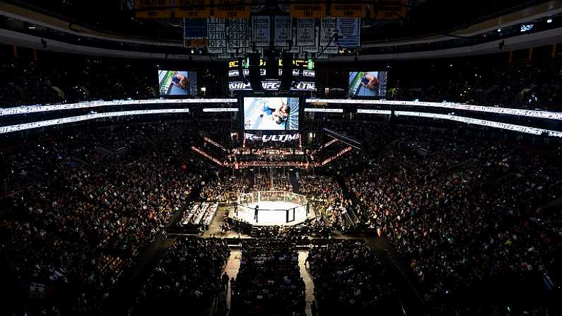 18 January 2015; A general view of the TD Garden. UFC Fight Night, TD Garden, Boston, Massachusetts, USA. Picture credit: Ramsey Cardy / SPORTSFILE