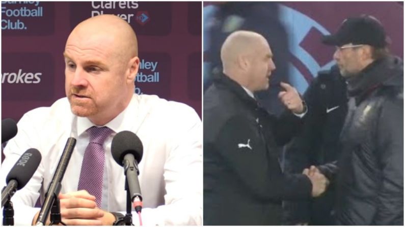 Sean Dyche Has Fans 'In This Country' Behind Him In Jurgen Klopp Row