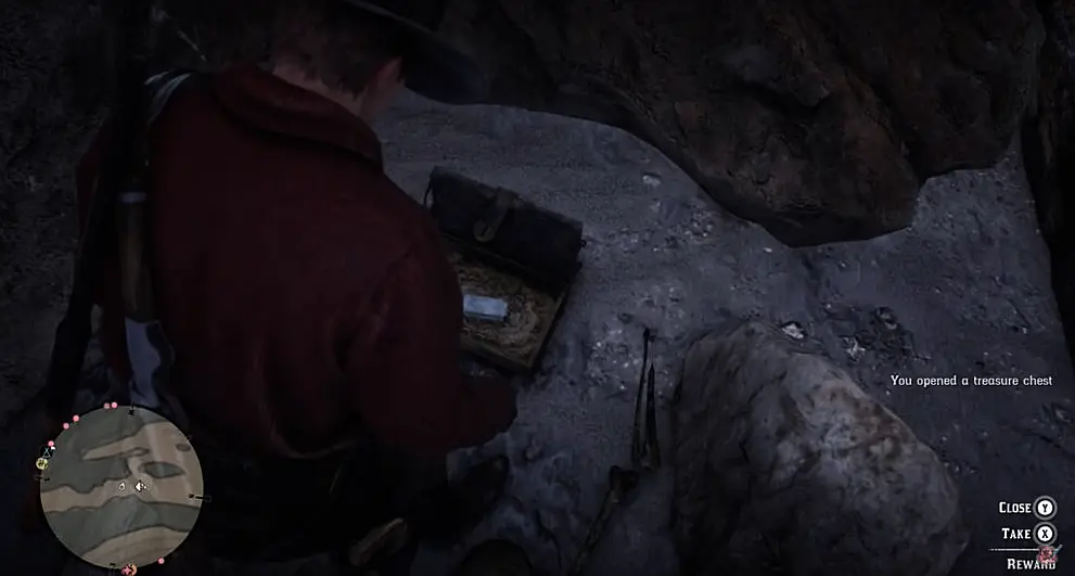 Online Treasure Map Locations, Gang Hideouts, and Gold Bars - Red