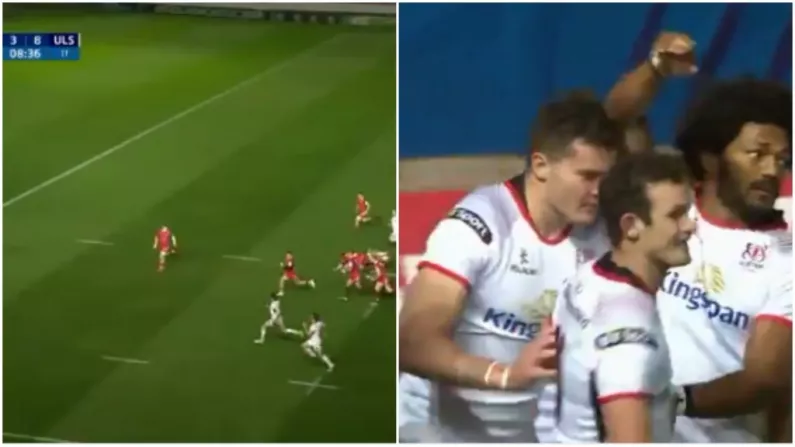 Watch: Lightening Quick Jacob Stockdale Try Leaves Scarlets In Ribbons