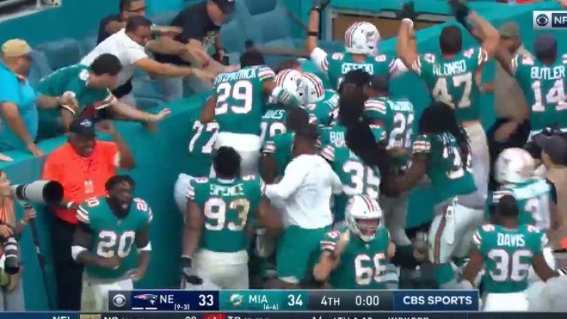 Dolphins Pull Off Magnificent Miracle Play To Stun Patriots In Final Seconds