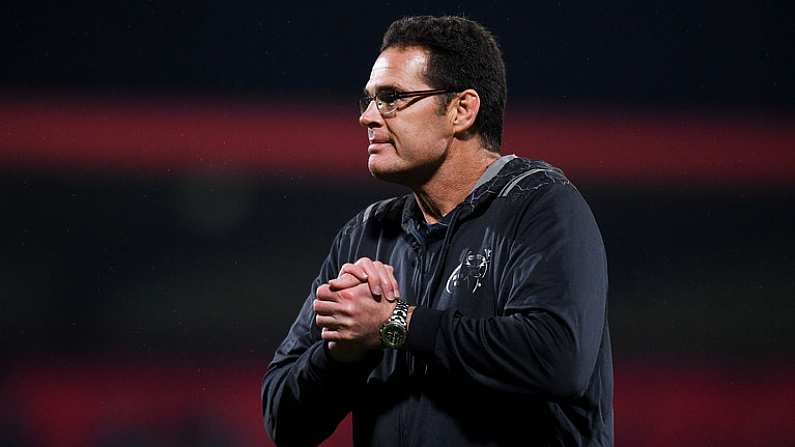 3 November 2017; Munster director of rugby Rassie Erasmus ahead of the Guinness PRO14 Round 8 match between Munster and Dragons at Irish Independent Park in Cork. Photo by Eoin Noonan/Sportsfile