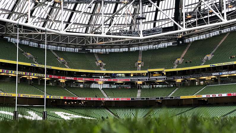 24 November 2018; A general view of the Aviva Stadium ahead of the International Rugby match between Ireland and USA at the Aviva Stadium in Dublin. Photo by Ramsey Cardy/Sportsfile