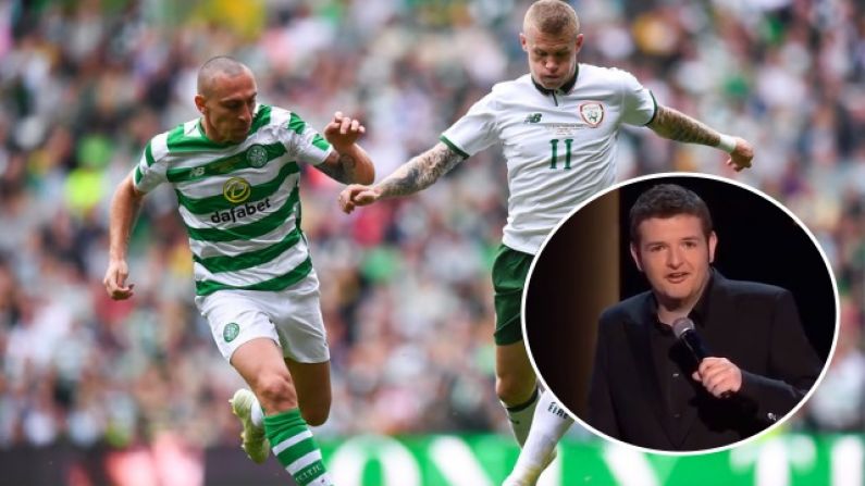 Kevin Bridges Gave 'Inspirational' Team Talk Before Celtic Vs Ireland Game