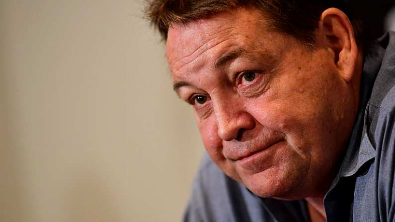 18 November 2018; Head coach Steve Hansen during a New Zealand Rugby press conference at the Marker Hotel in Dublin. Photo by Ramsey Cardy/Sportsfile