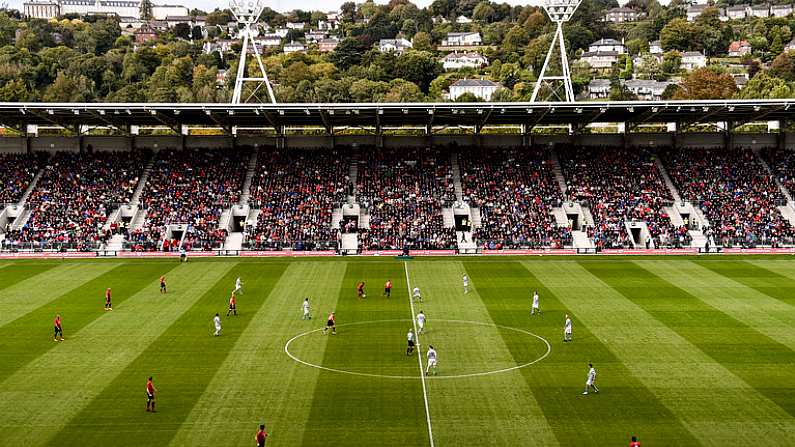 25 September 2018; A general view during the Liam Miller Memorial match between Manchester United Legends and Republic of Ireland & Celtic Legends at Pairc Ui Chaoimh in Cork. Photo by David Fitzgerald/Sportsfile