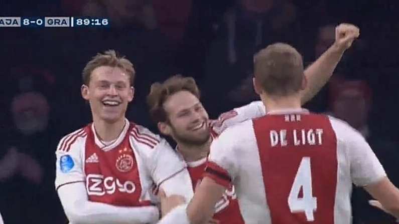 Watch: Daley Blind Hits 25-Minute Hat-Trick For Ajax