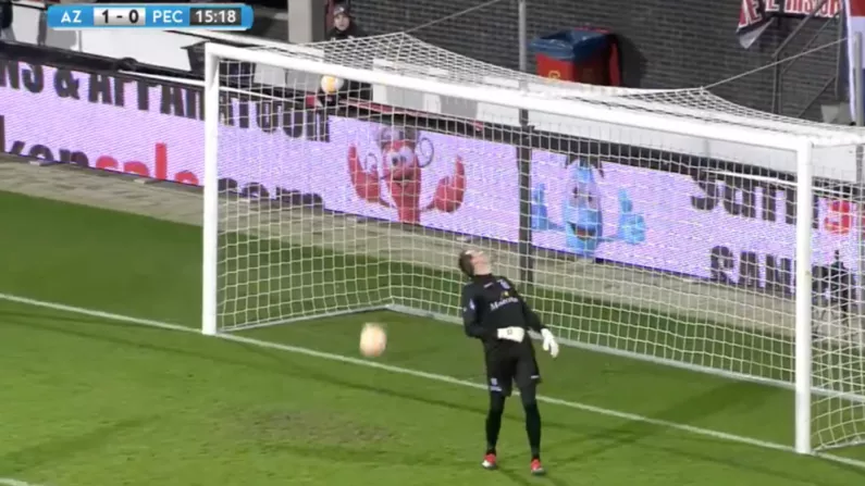 Watch: Freak Shot In Dutch Cup Game Somehow Stays Out