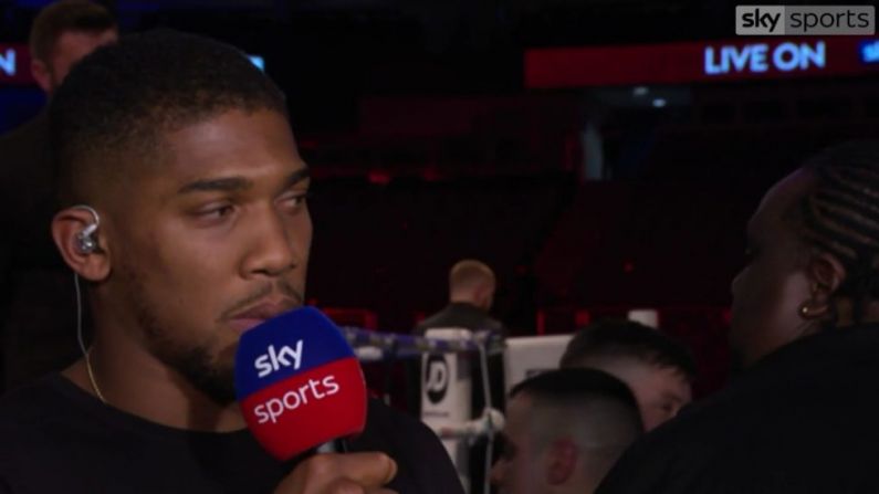 Joshua Labels Whyte An 'Idiot' After Post-Fight Exchange